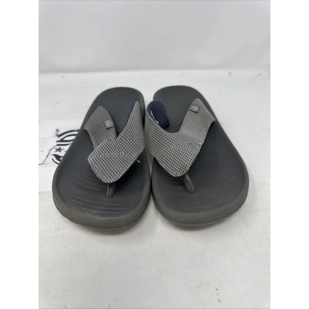 Hey Dude Milo Slip-on Thong Sandals‎ Grey 40125-030 Men's 9 Women's 11